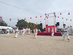 夏祭りでの演武